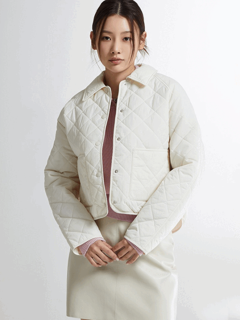 SPAO Collar Lightweight Quilted Jacket SPJAD4TG51