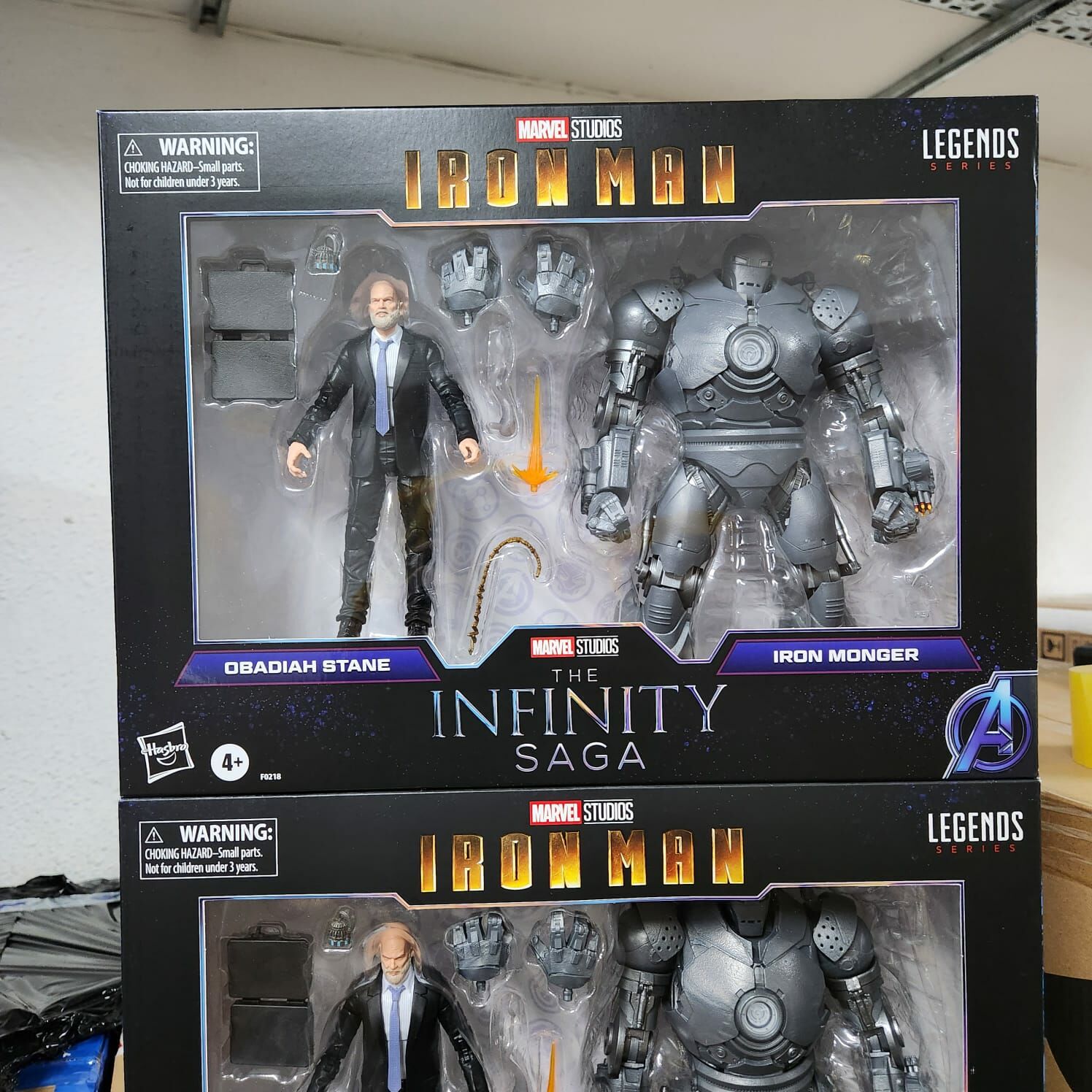 Marvel漫威 Legends Series 6”人物模型Obadiah Stane 及 鐵霸王Infinity Saga