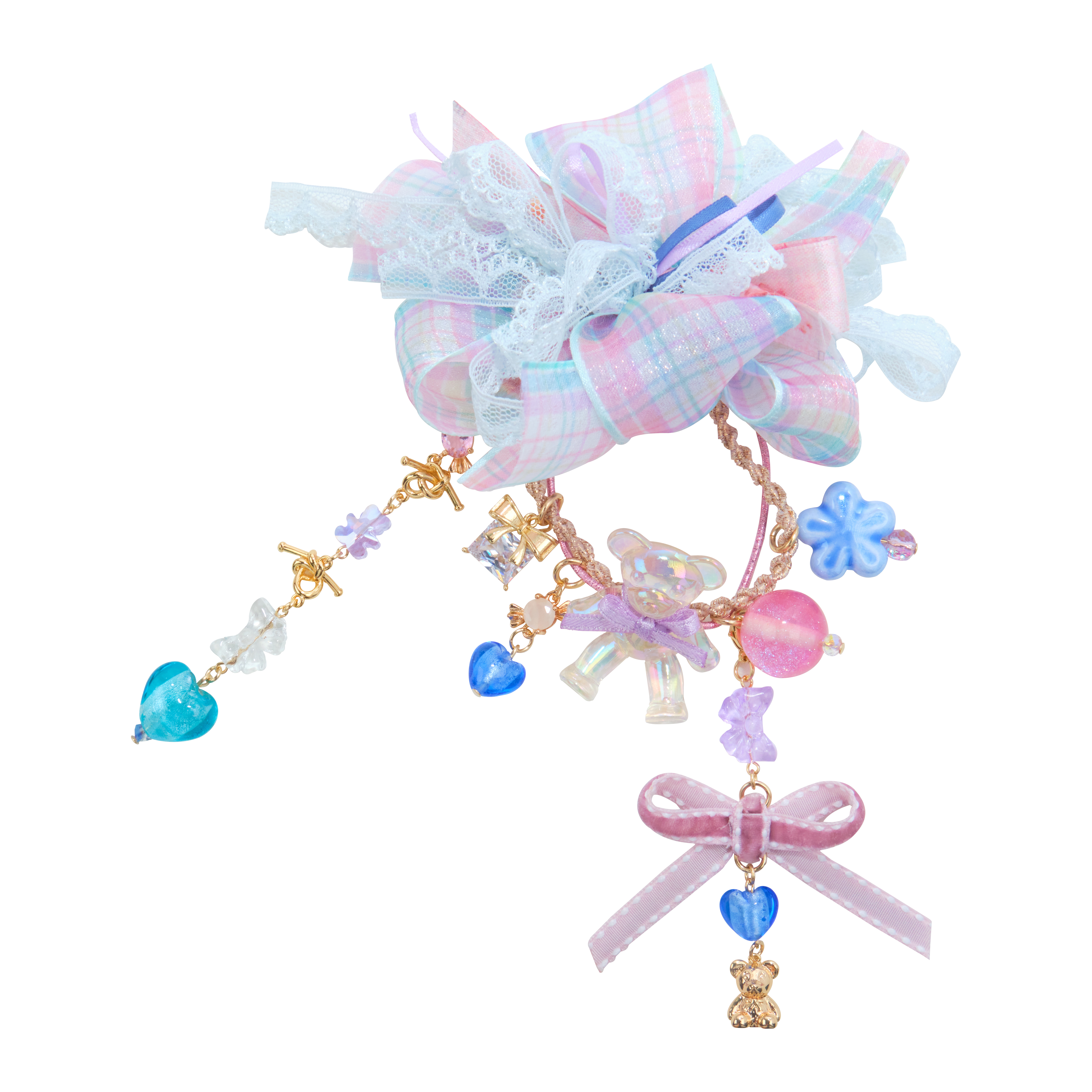 Candy House Stereoscopic Bow Hair Tie