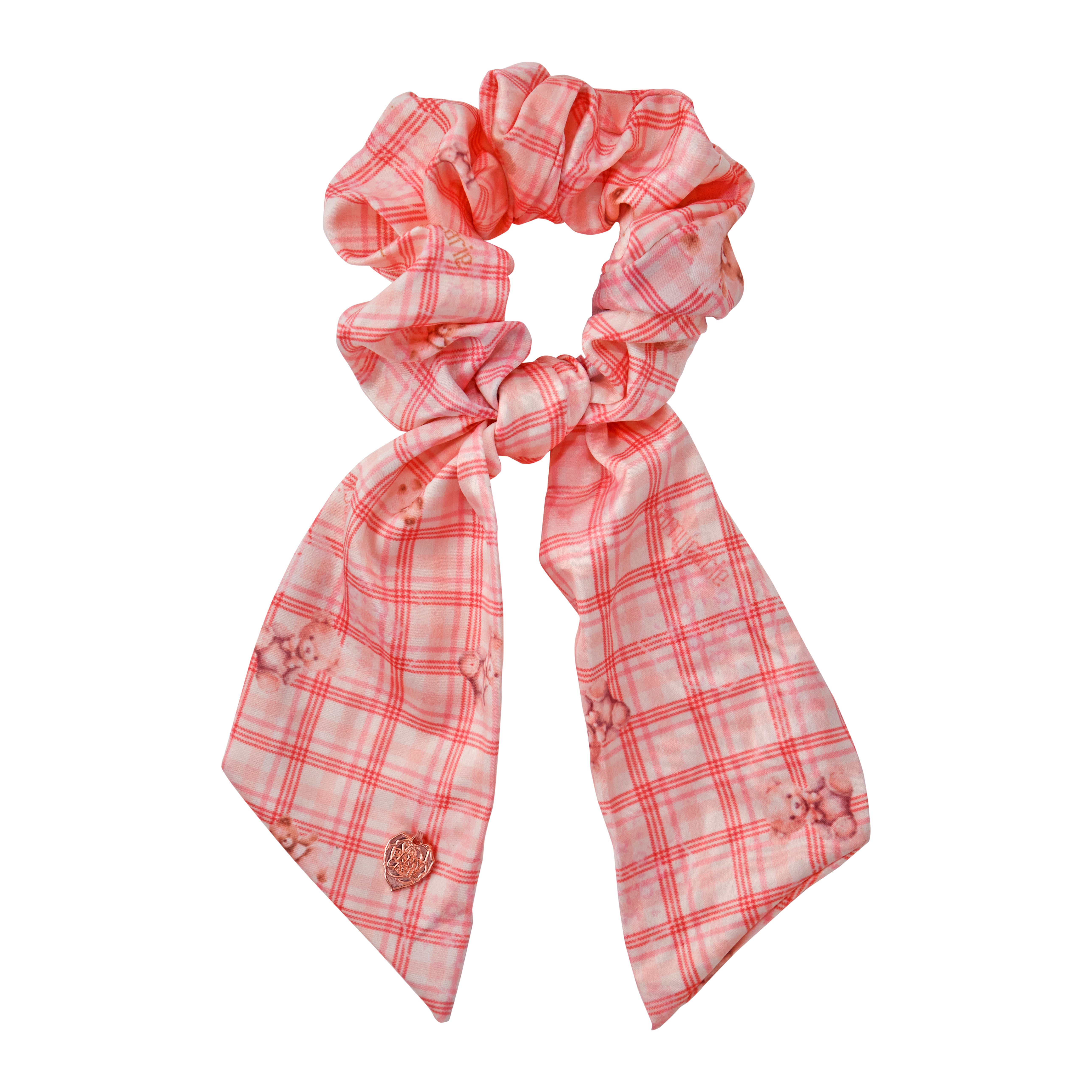 Mischievous Teddy Bowknot Bubble Scrunchie