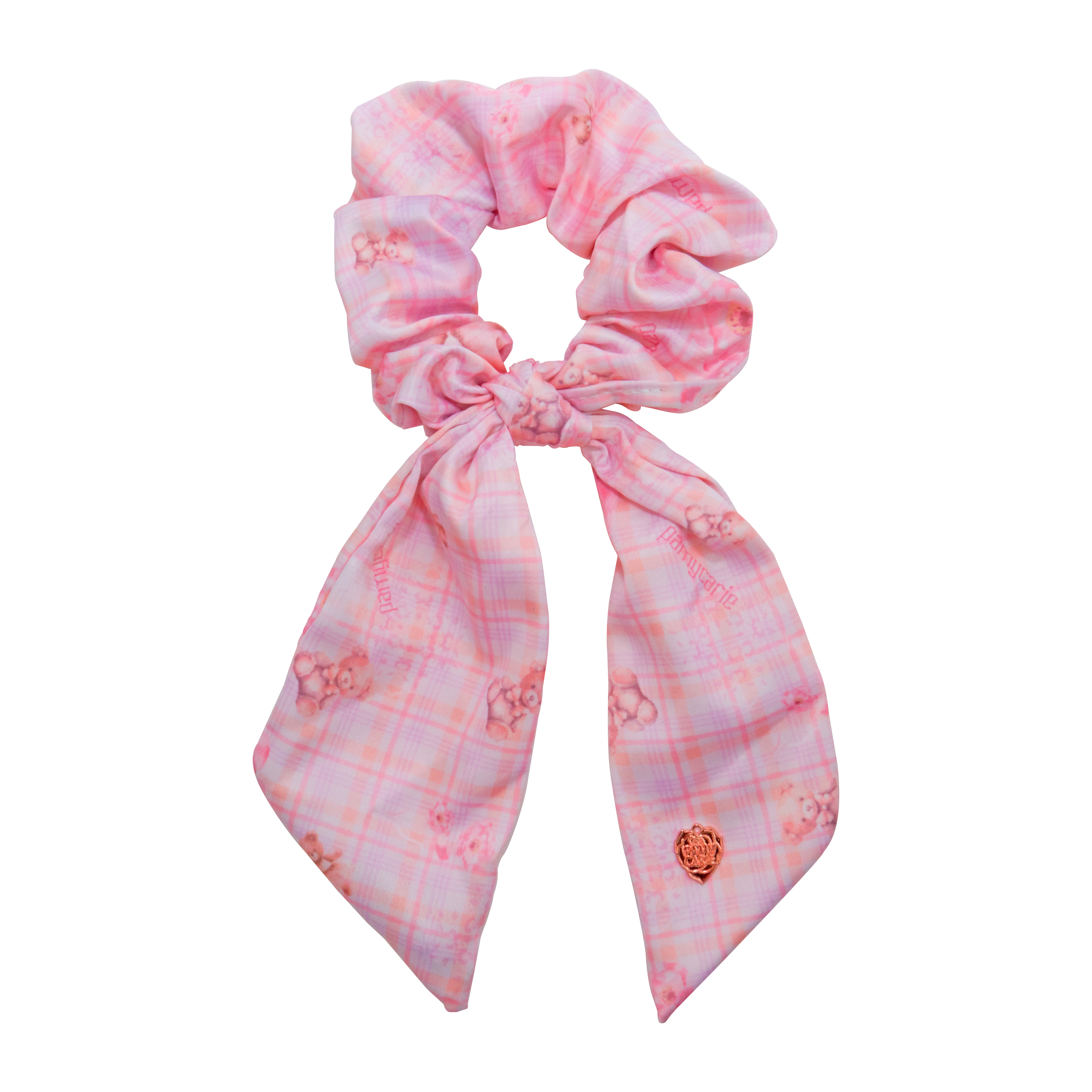 Mischievous Teddy Bowknot Bubble Scrunchie