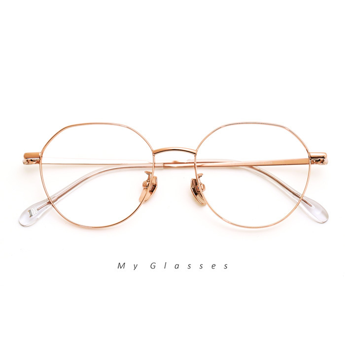 C369鈦金屬多邊形眼鏡