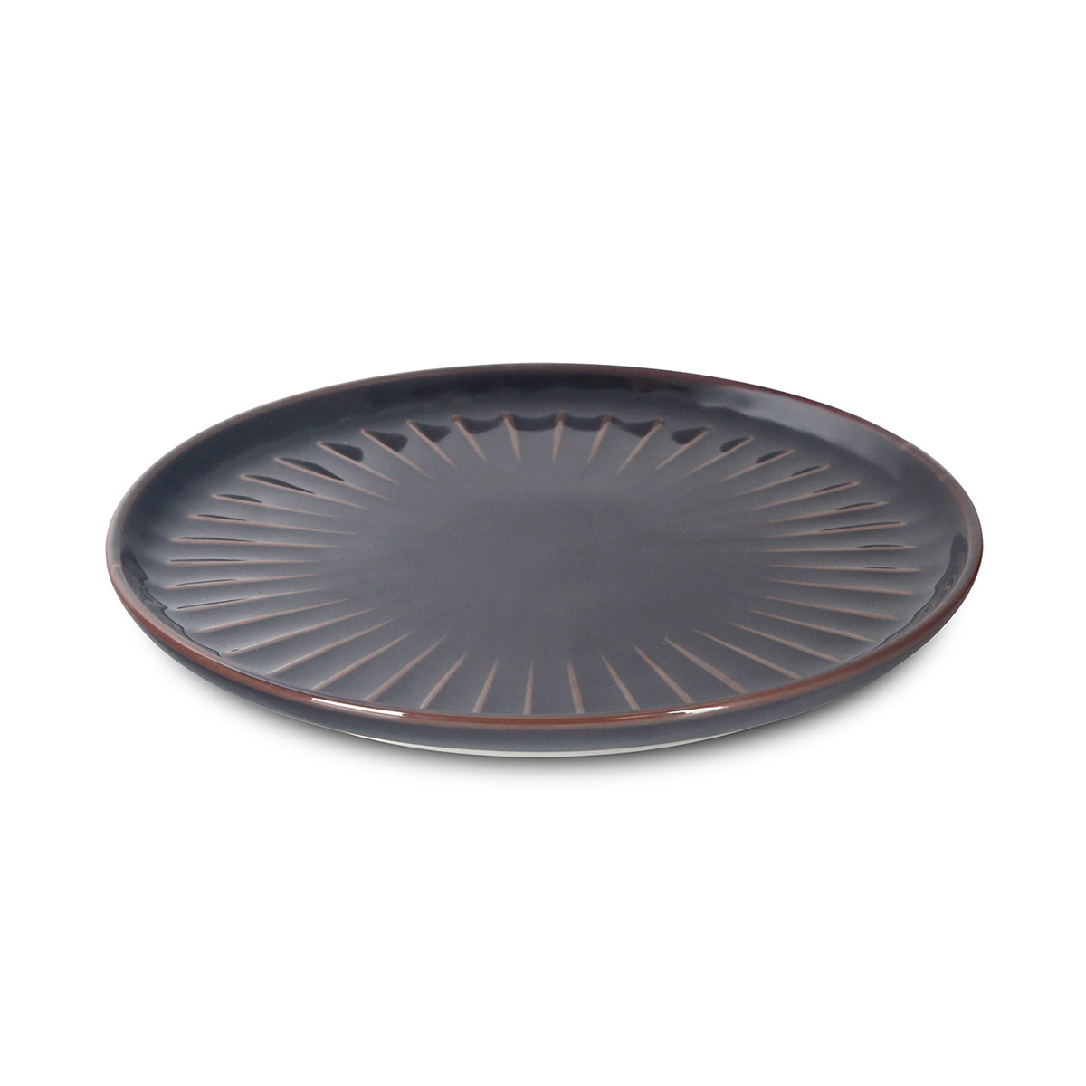 日本波佐見燒 omupan+ D17.7cm 圓形健康瓷器碟