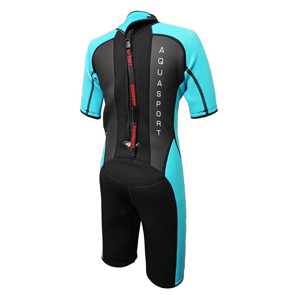 Aquasport 3.5mm柔軟彈性防寒衣-藍