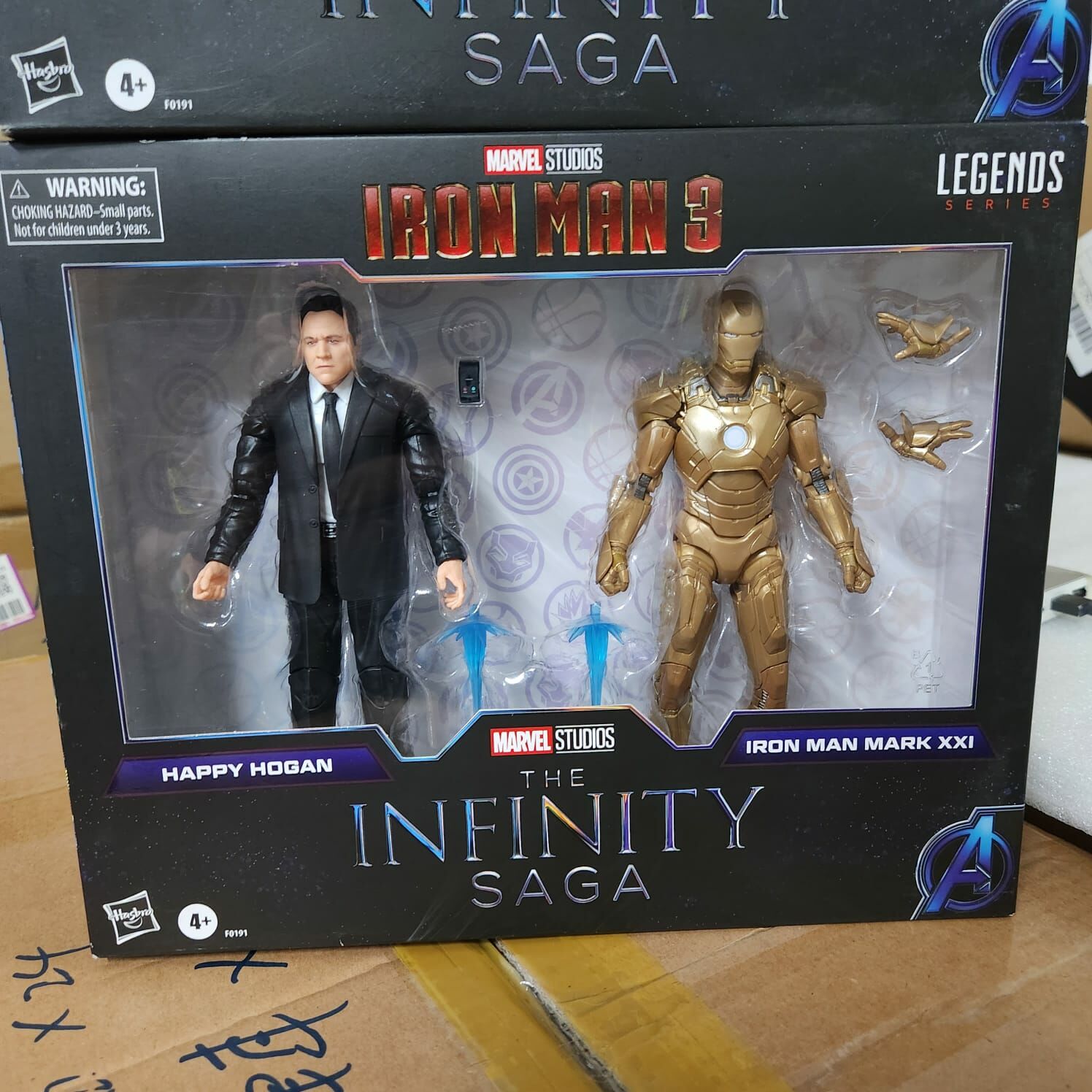 Marvel Studios The infinity SAGA 鋼鐵人MK XXI + Happy漫威無限傳奇6吋傳奇人物組