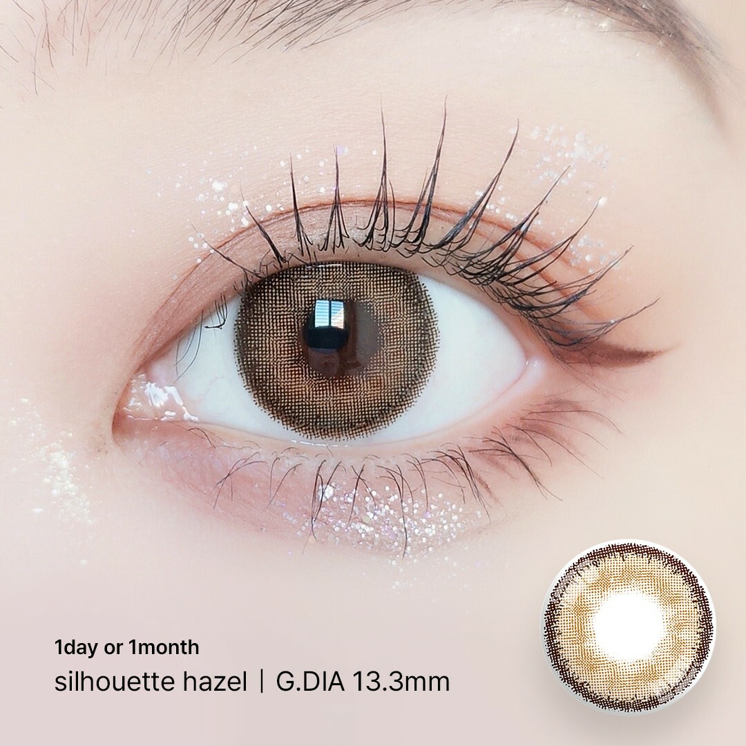 LensVery Silhouette 1 Month Hazel｜Monthly Colored Lens