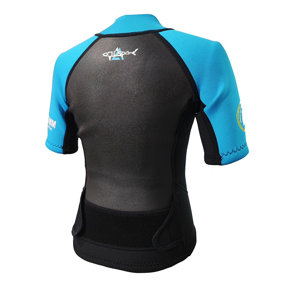 Aquasport 3.5mm鯨脂橡膠防寒上衣-藍