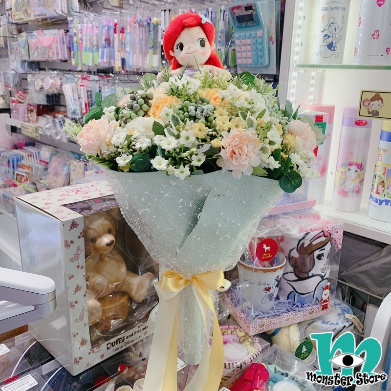 小魚仙公仔花束