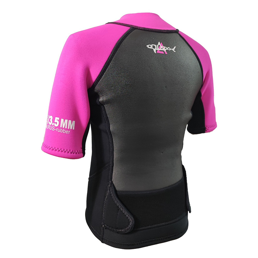 Aquasport 3.5mm鯨脂橡膠防寒上衣-粉