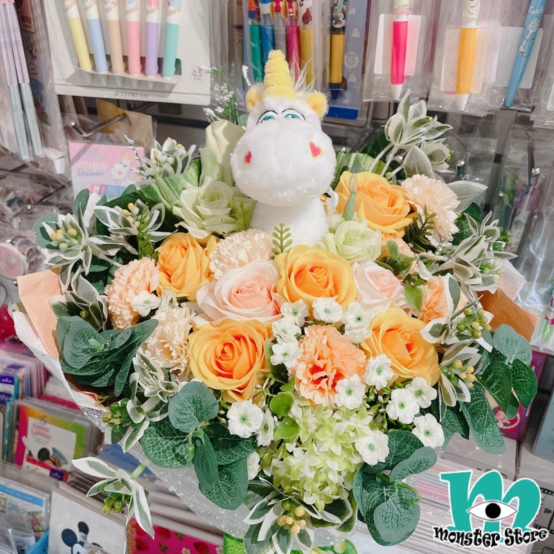 牛油仔公仔花束