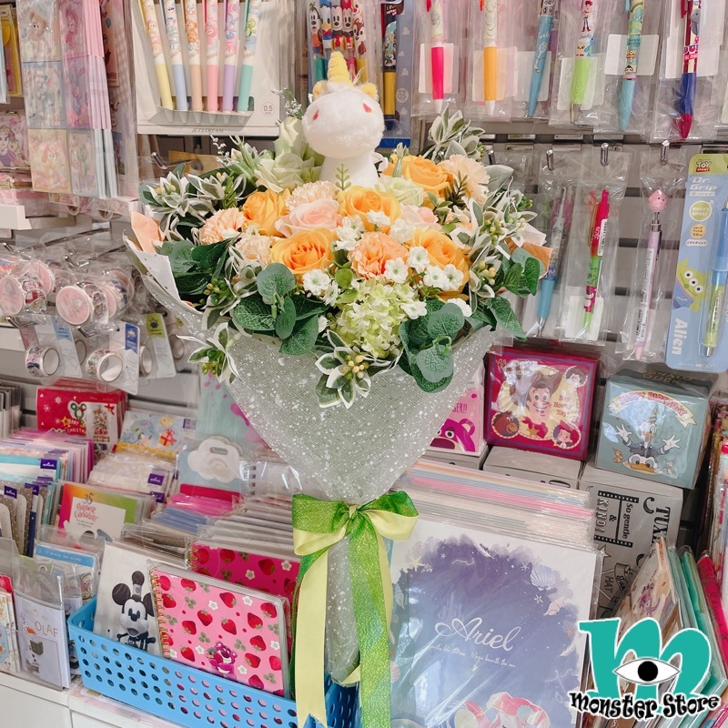 牛油仔公仔花束