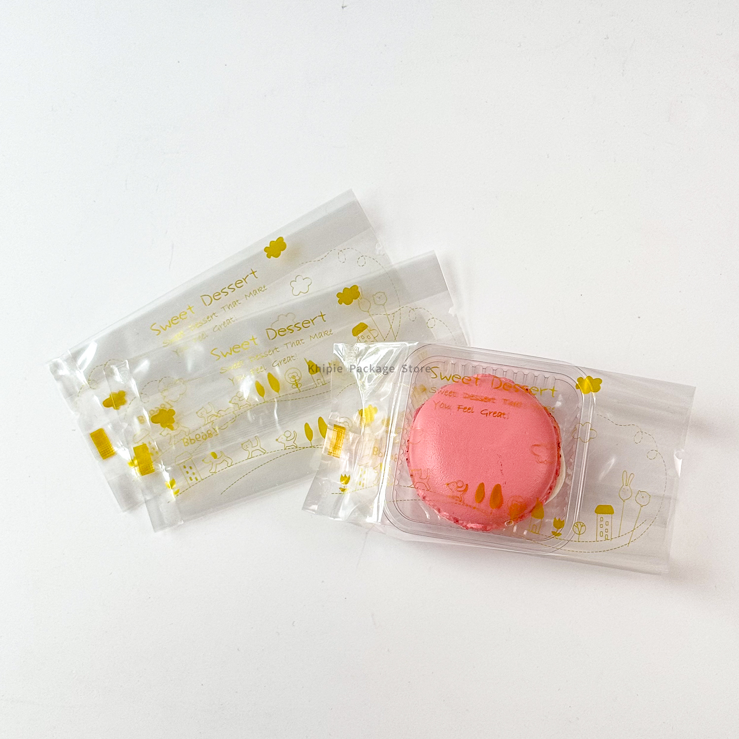 折角餅乾袋｜Sweet Dessert｜6.5*12+2.5cm