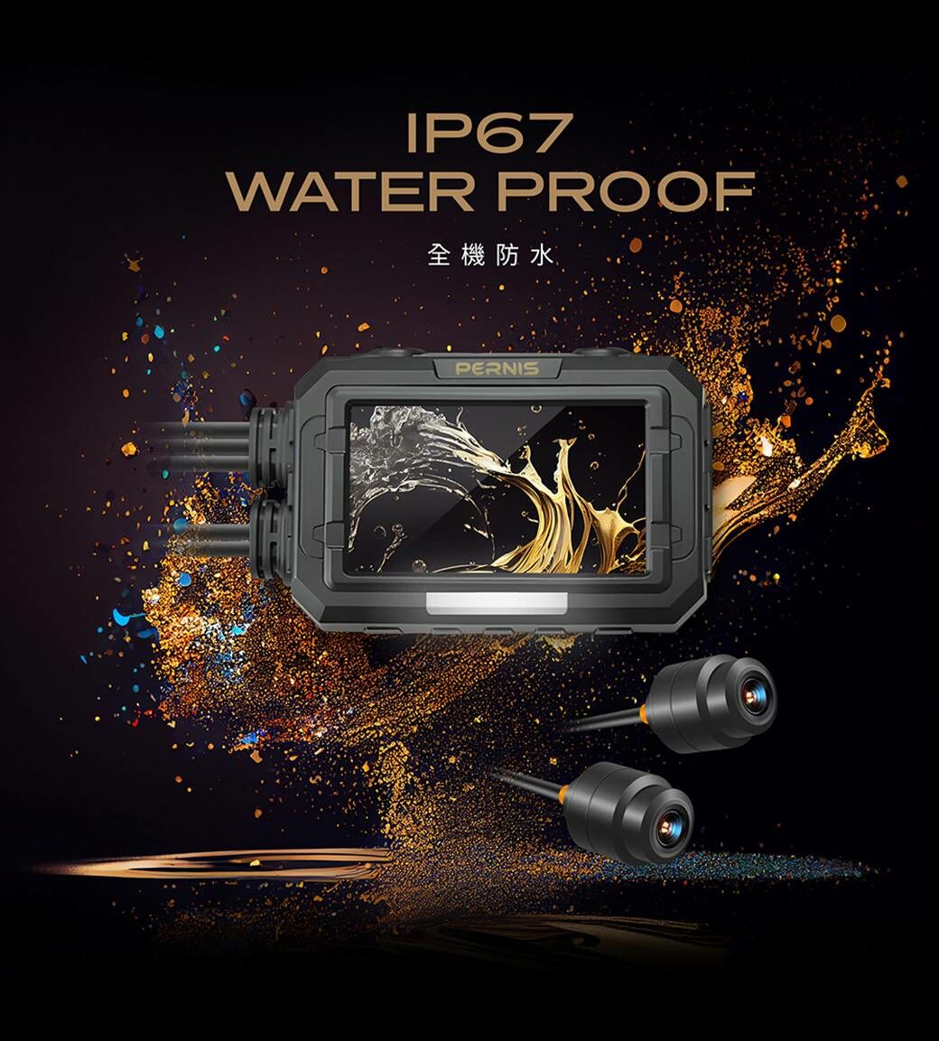 Polaroid寶麗萊 MS298WG 雙鏡防震 機車行車紀錄器