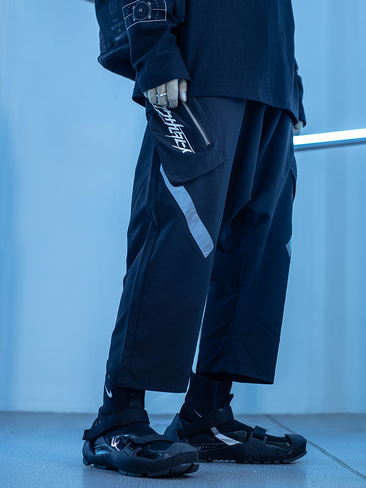 【 47% OFF 】ENSHADOWER隱藏者 機能工裝九分低檔直筒褲