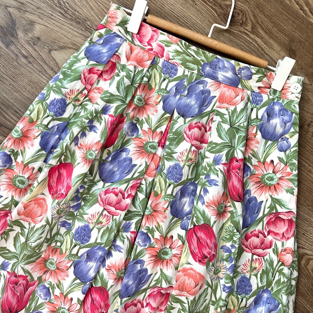 春日感鬱金香綿質半身裙