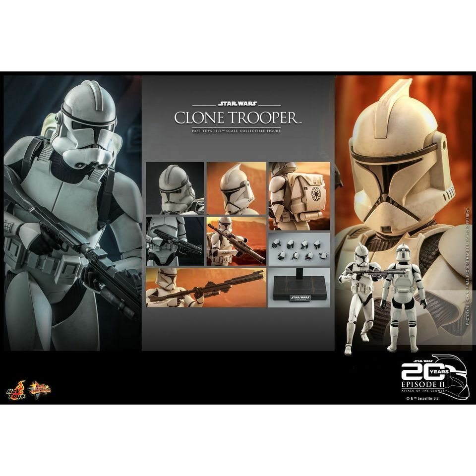 Hottoys – MMS647 – 《Star Wars Episode II: Attack of The Clones 》 Clone Trooper