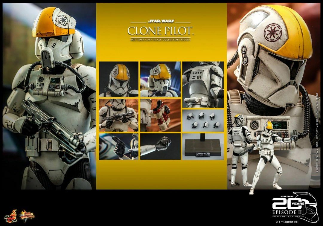 Hot Toys – MMS648 – 《Star Wars Episode II: Attack of The Clones》 Clone Pilot