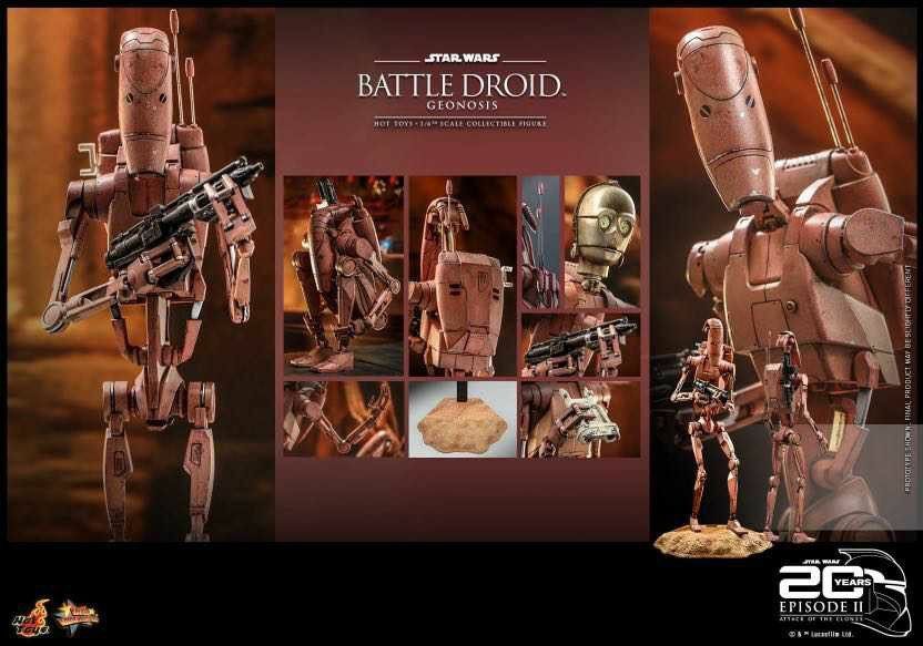 Hottoys MMS649 Battle Droid (Geonosis) Attack of the Clones 機械人 EP2 Star Wars 星球大戰