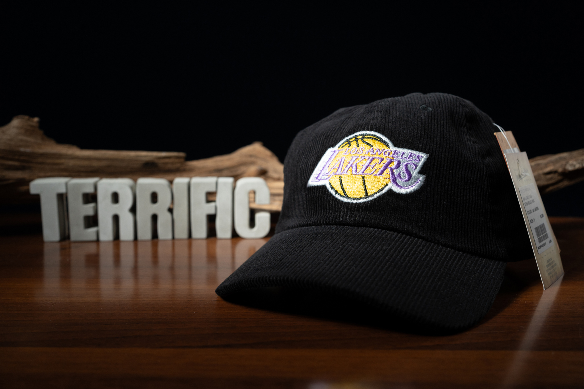 NBA帽子 Los Angeles Lakers 洛杉磯湖人 隊徽 燈芯絨 老帽 M&N 可調式 全新