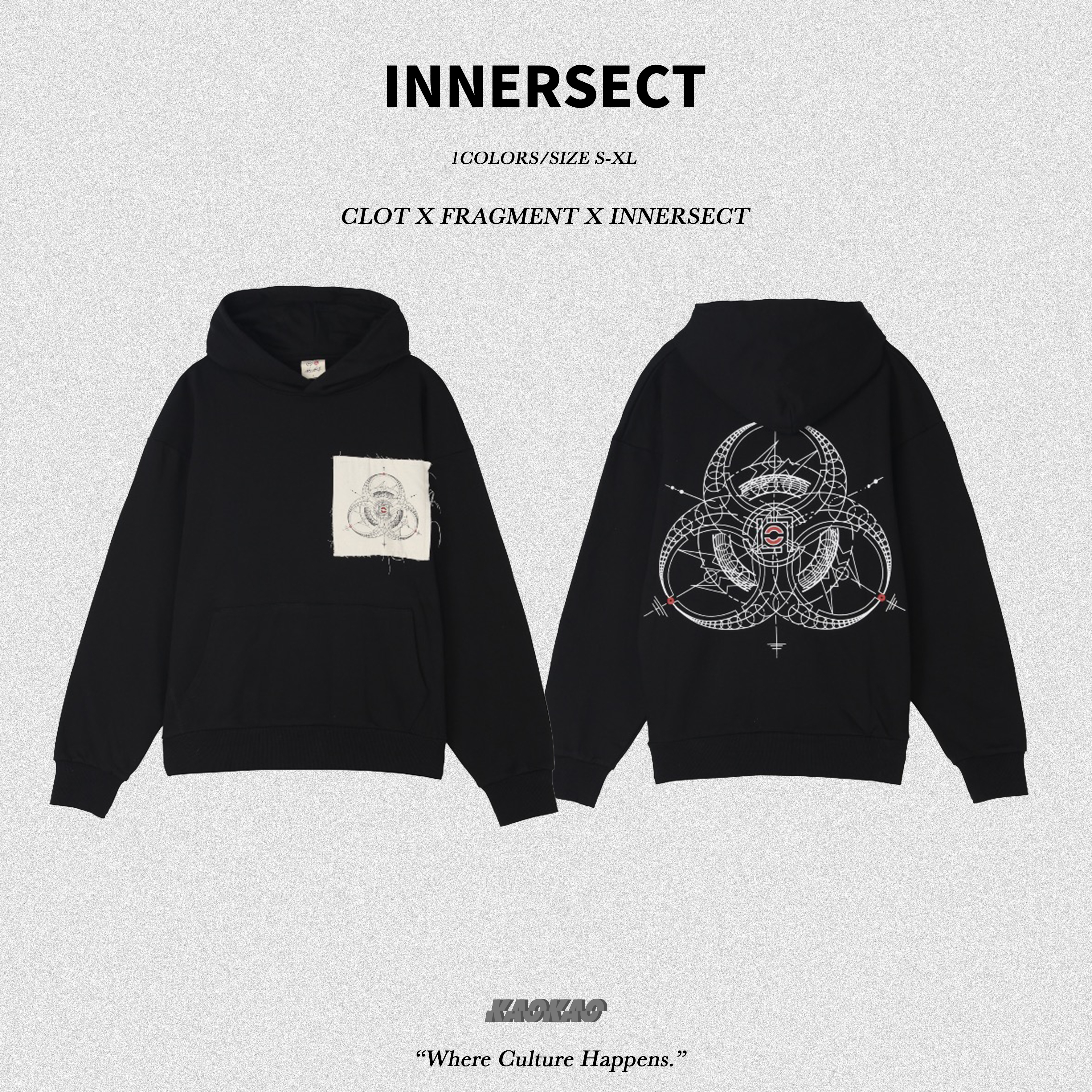 CLOT x FRAGMENT x INNERSECT 三方聯名 帽Tee