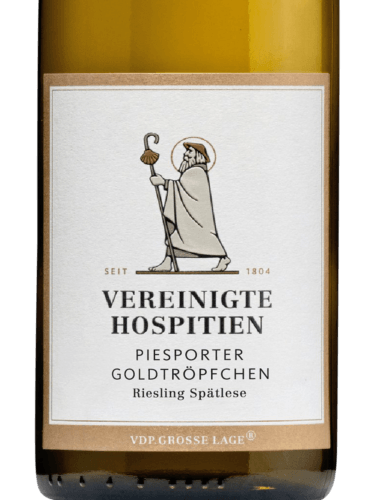Vereinigte Hospitien Trier Piesport Goldtropfchen Riesling Spatlese 2021