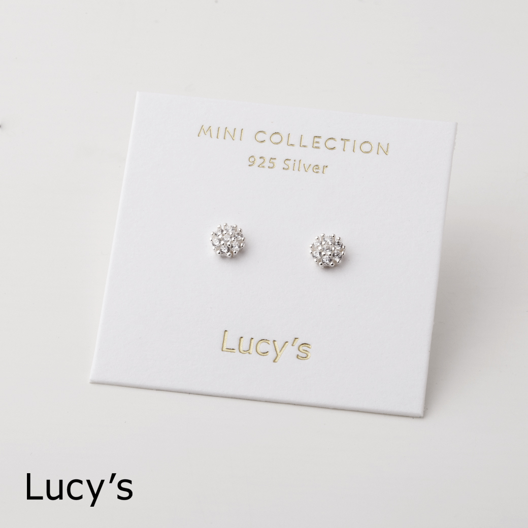 *925純銀〔輕銀系列〕雪點 耳環 (110755)