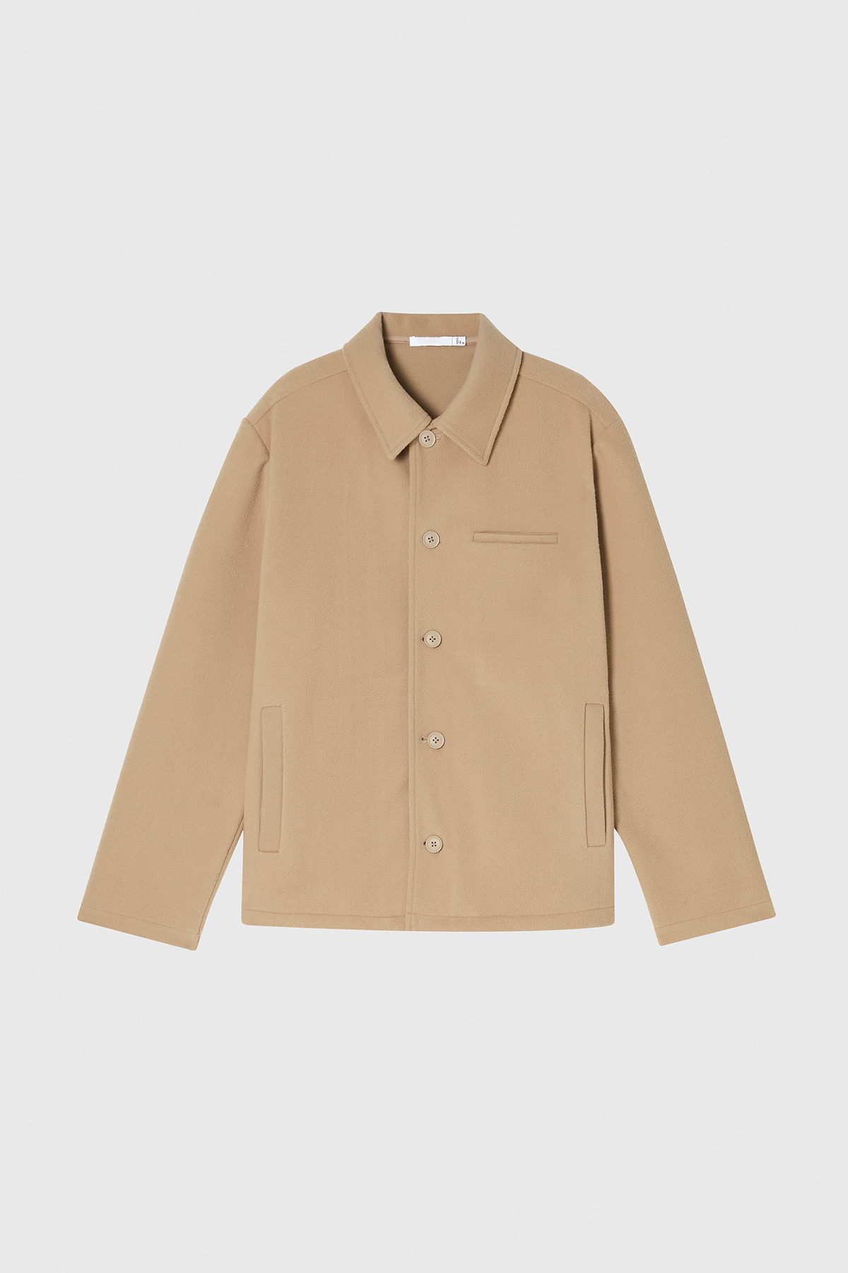 BRUSH 防潑水絨毛外套 男（卡其）