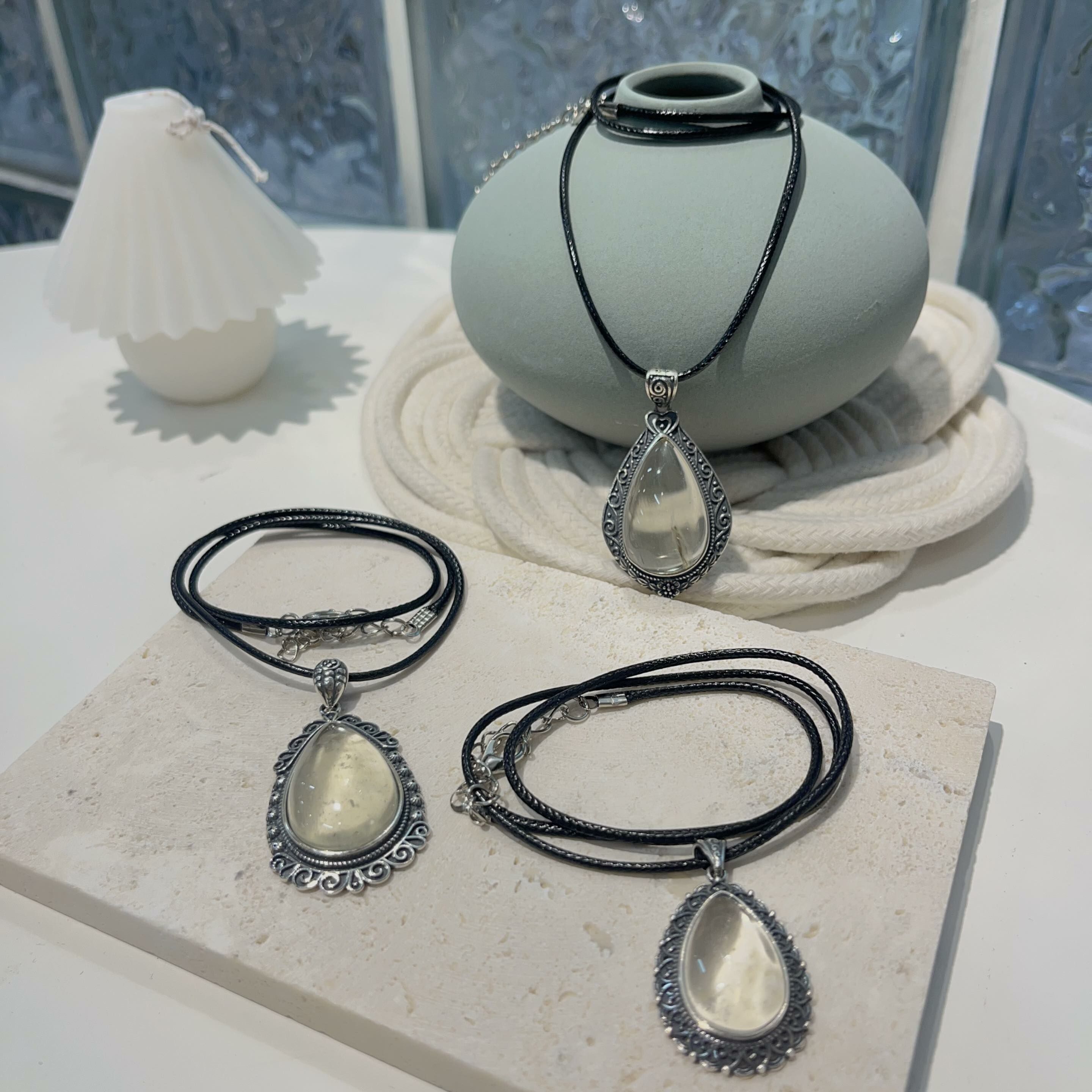 利比亞隕石大水滴吊墜