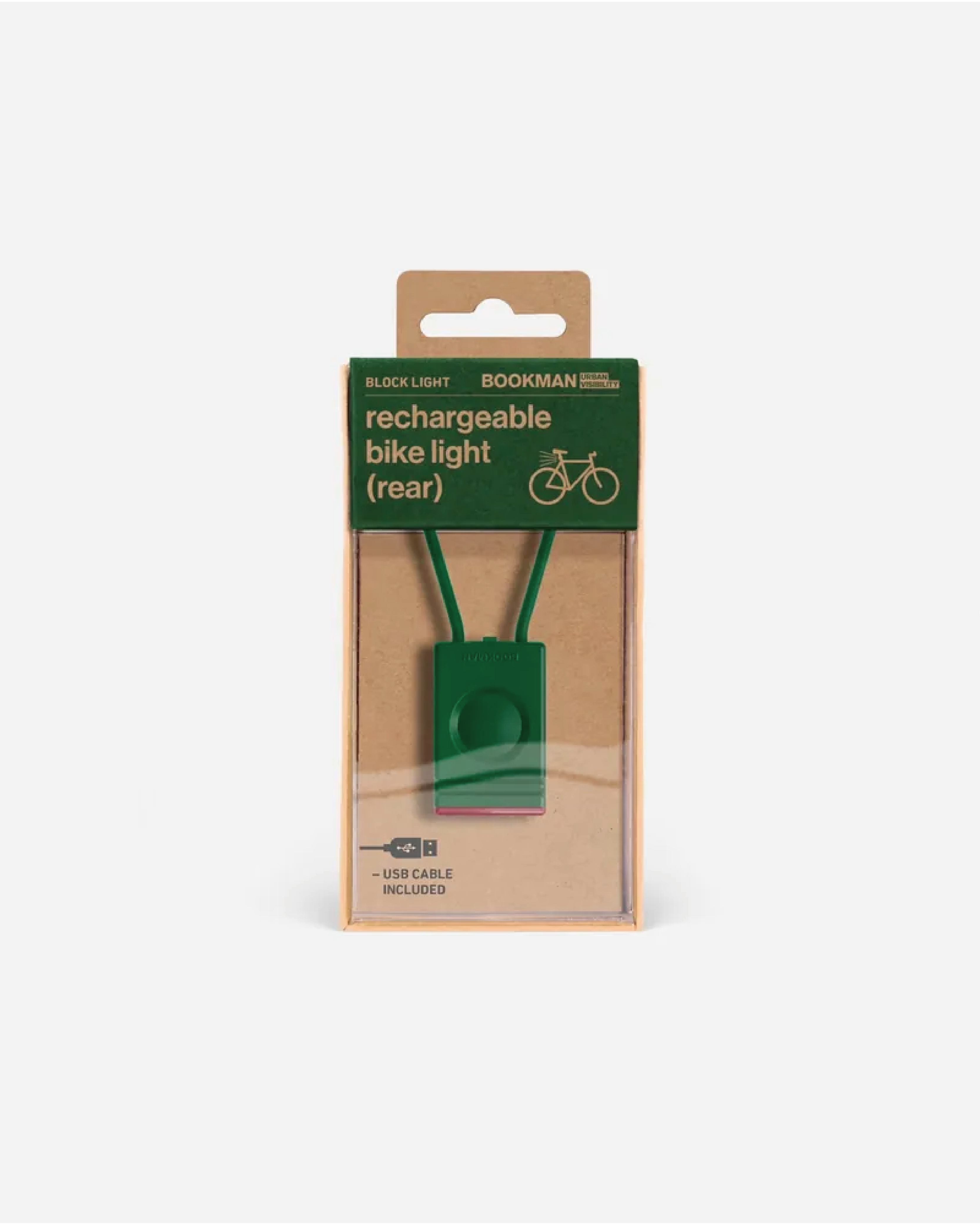 【BOOKMAN】Block Light Rear 後燈 Green/綠色