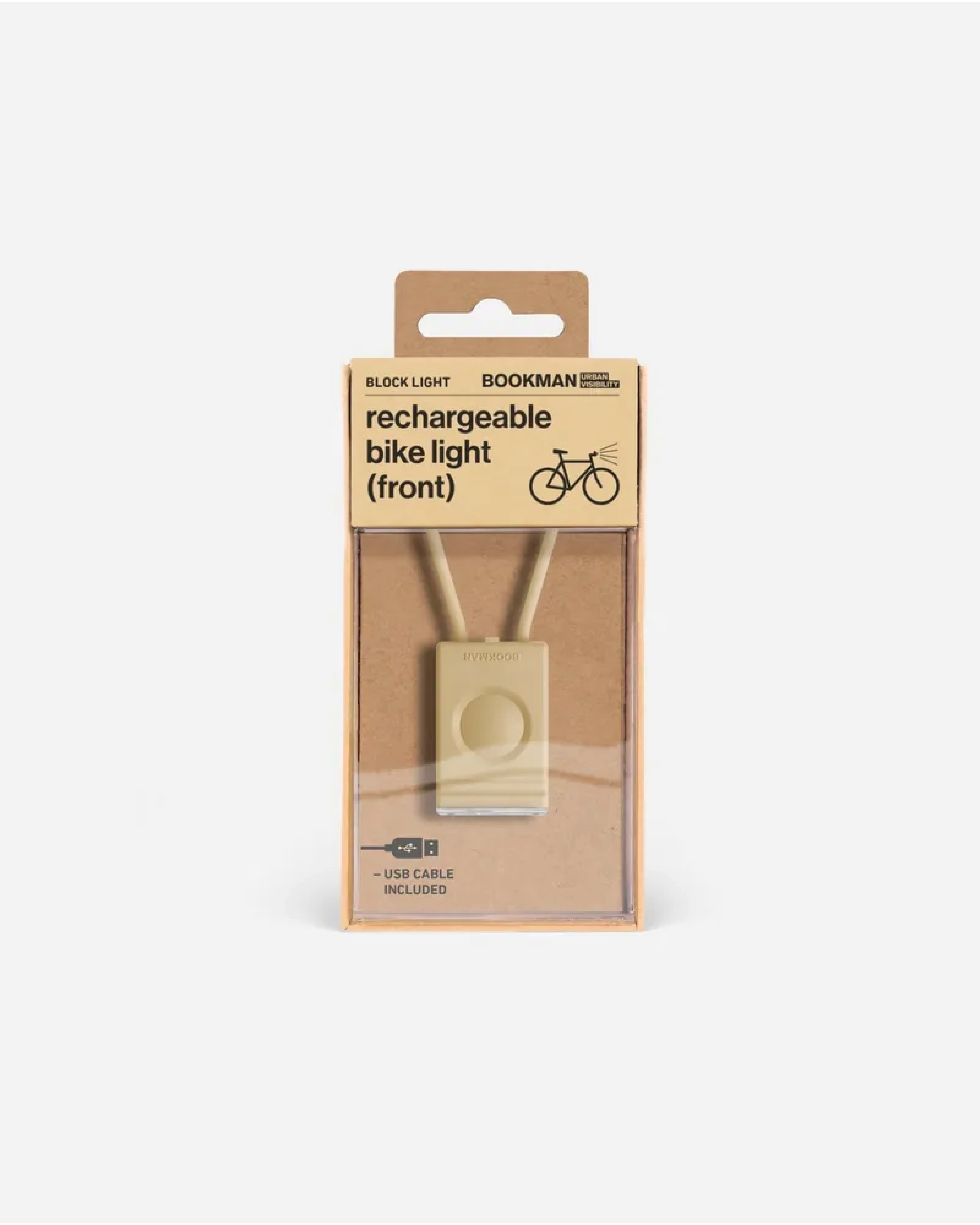 【BOOKMAN】Block Light Front 前燈 - Beige/褐色