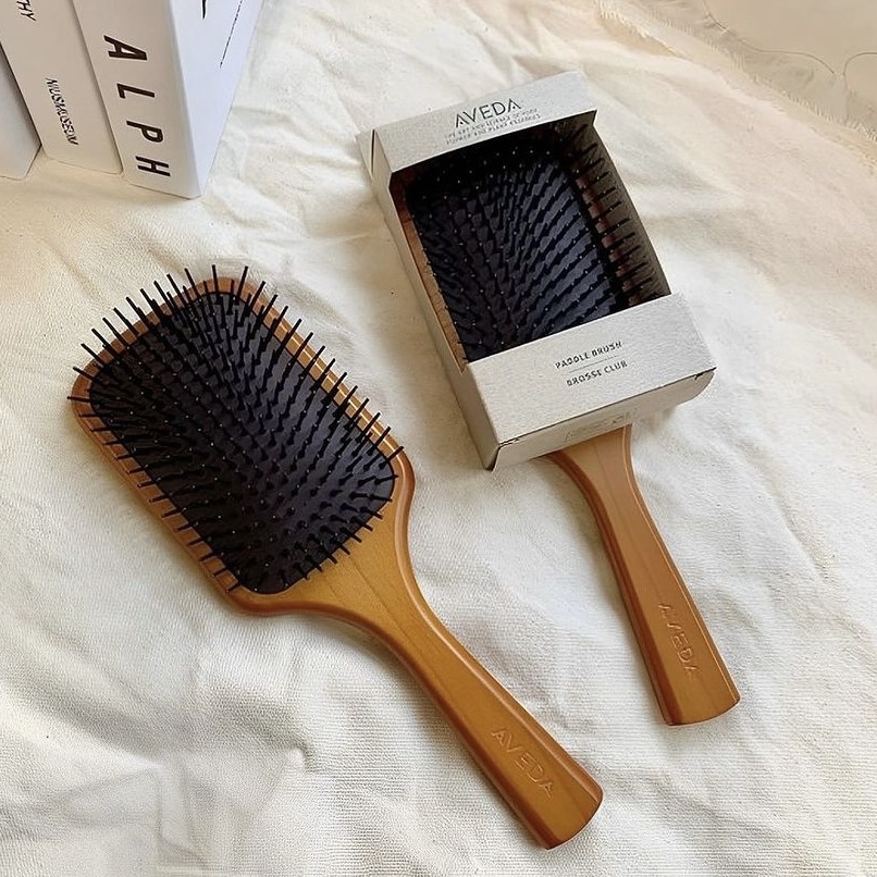 <限量低價搶購🚨> AVEDA 木質氣墊按摩髮梳 隨行按摩梳 梳子 大號 小號
