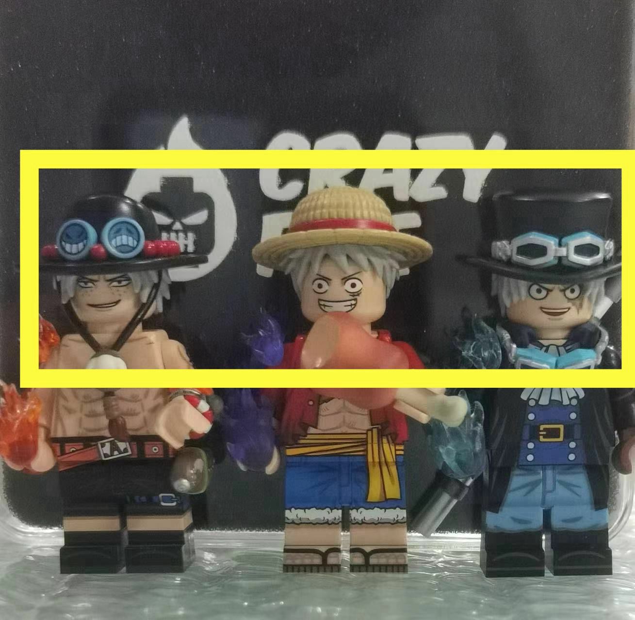 【Crazyfire】《ONE PIECE》3兄弟 配件 頭髮(不包括人仔)