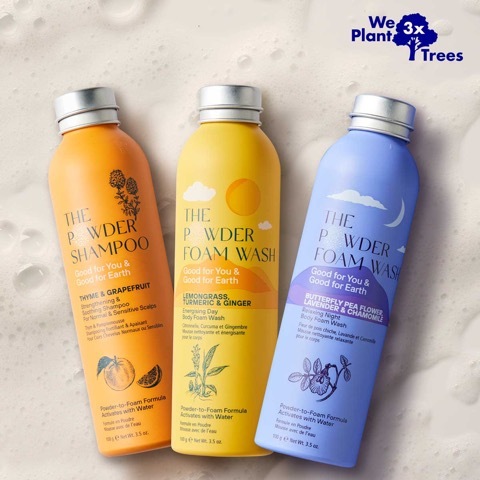 The Powder Shampoo 永續淋浴程序套裝 (最佳使用日期為2026/9)