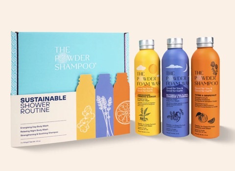 The Powder Shampoo 永續淋浴程序套裝 (最佳使用日期為2026/9)