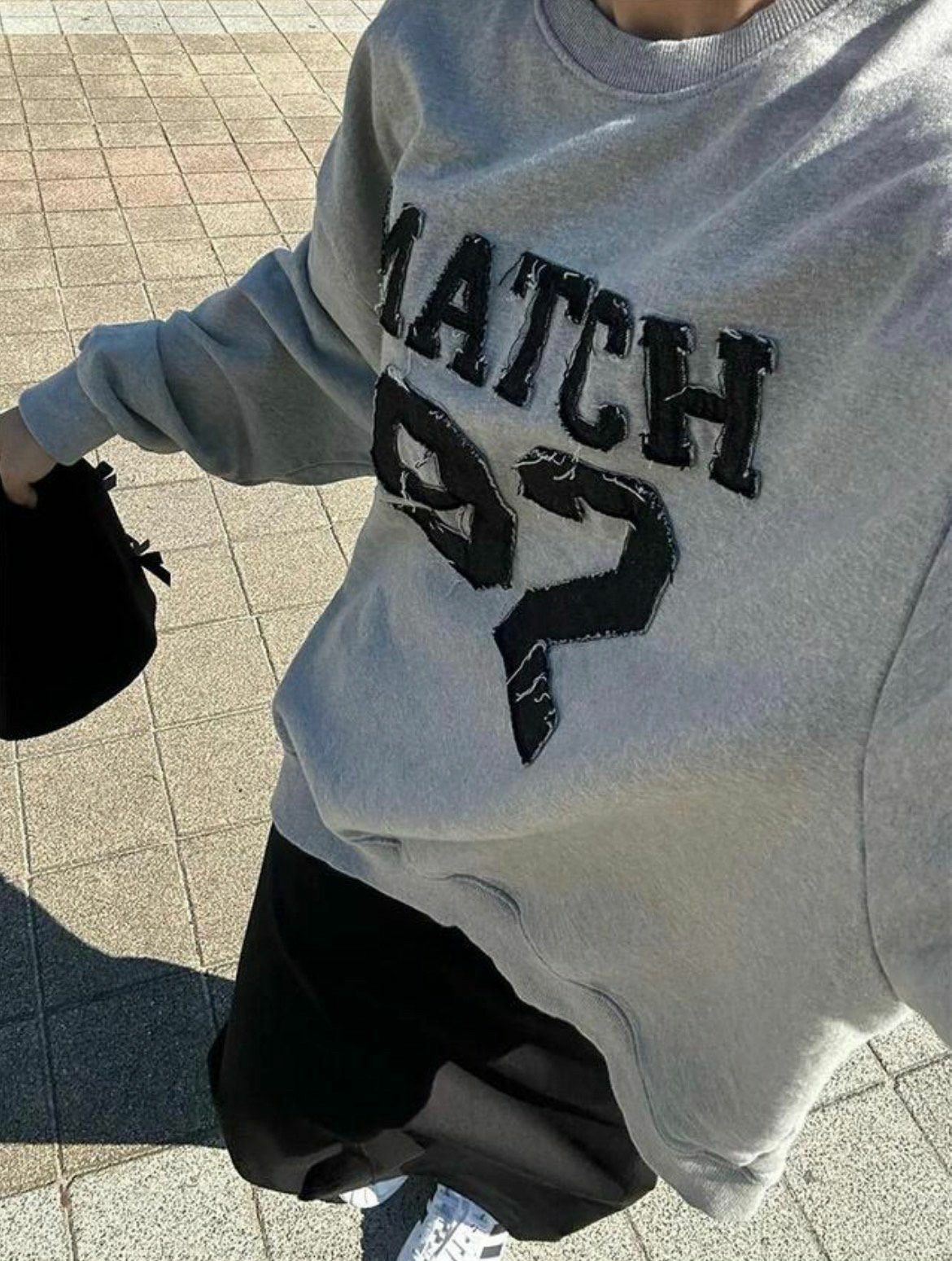 英文字數字衛衣 T5230