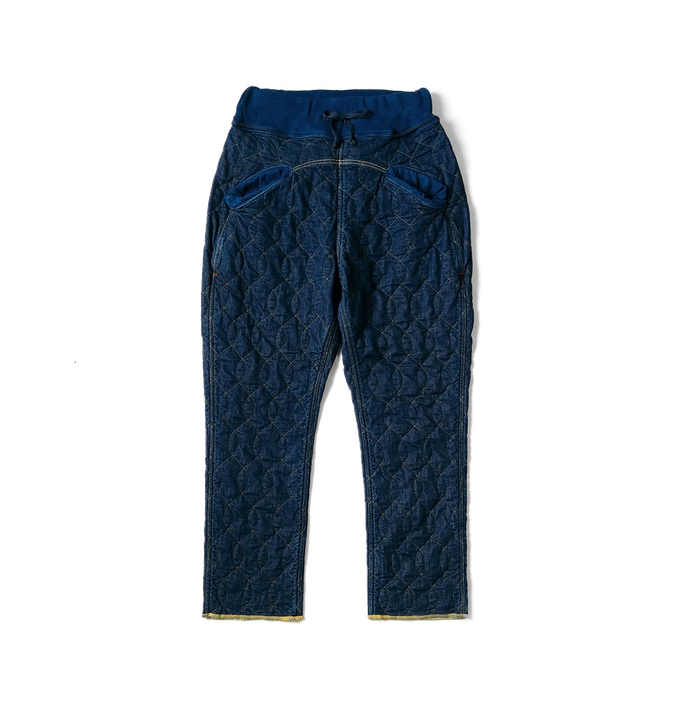 KAPITAL DENIM x WAFFLE QUILTING SAROUEL NOUVELLE PANTS - INDIGO PRE ORDER ITEM (預訂中)