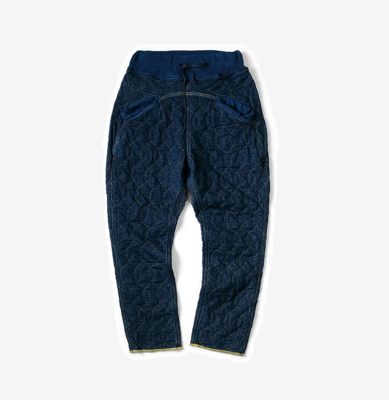 KAPITAL DENIM x WAFFLE QUILTING SAROUEL NOUVELLE PANTS - INDIGO PRE ORDER ITEM (預訂中)