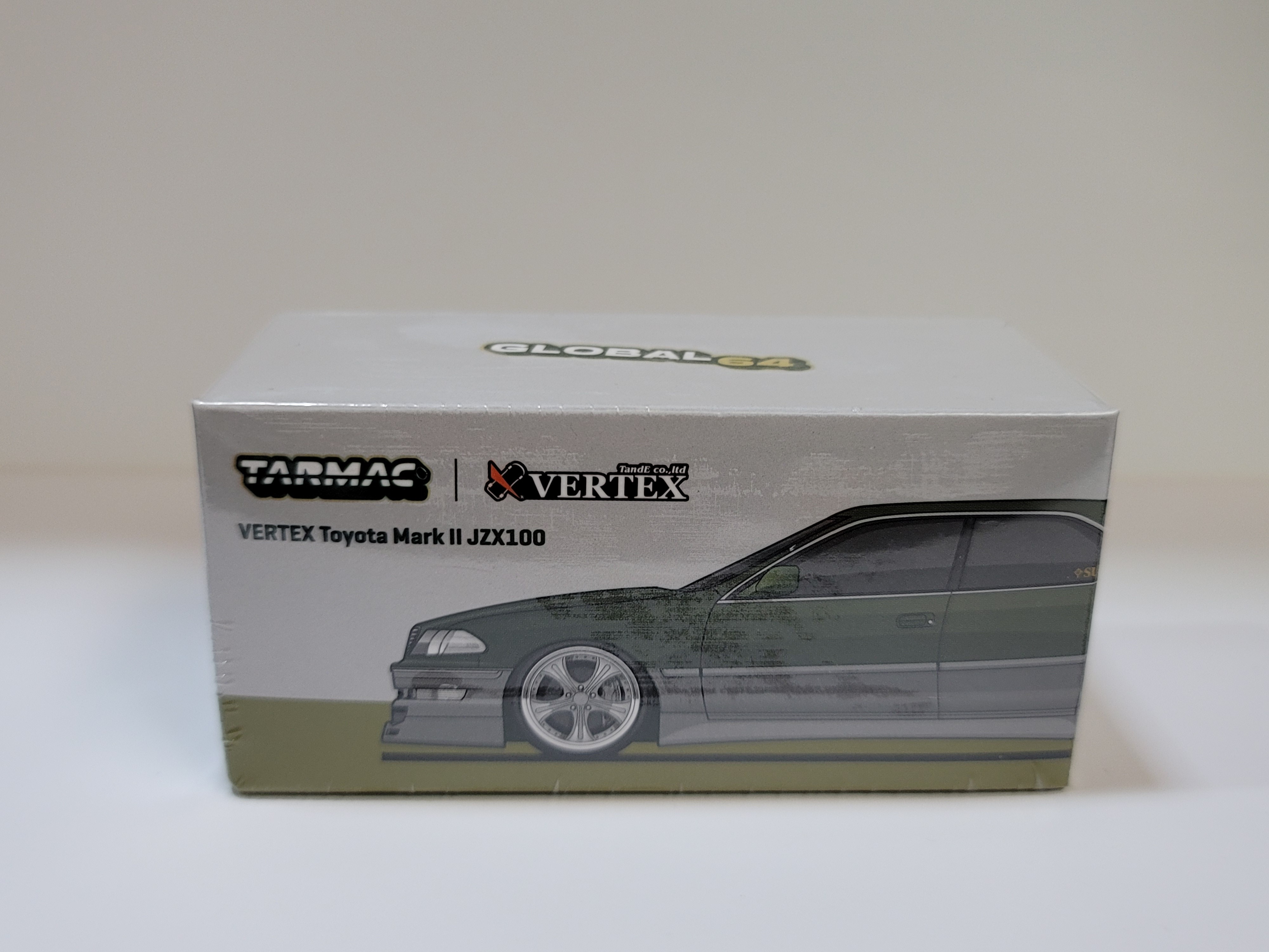 Tarmac 1/64 VERTEX Toyota Mark II JZX100 - Dark Green