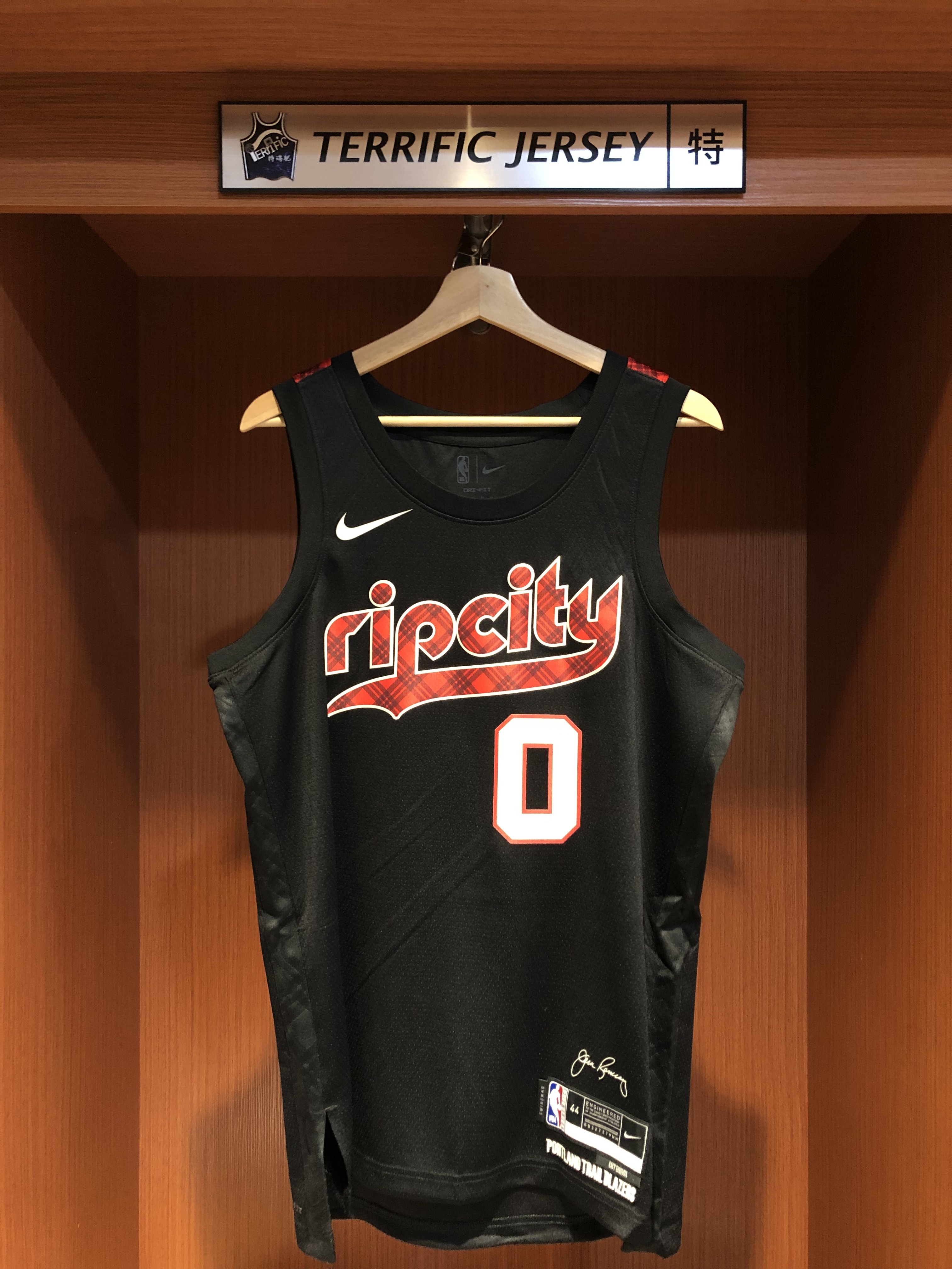 NBA球衣 Damian Lillard 波特蘭拓荒者城市 City Nike Swingman 球迷版 熱轉印 全新