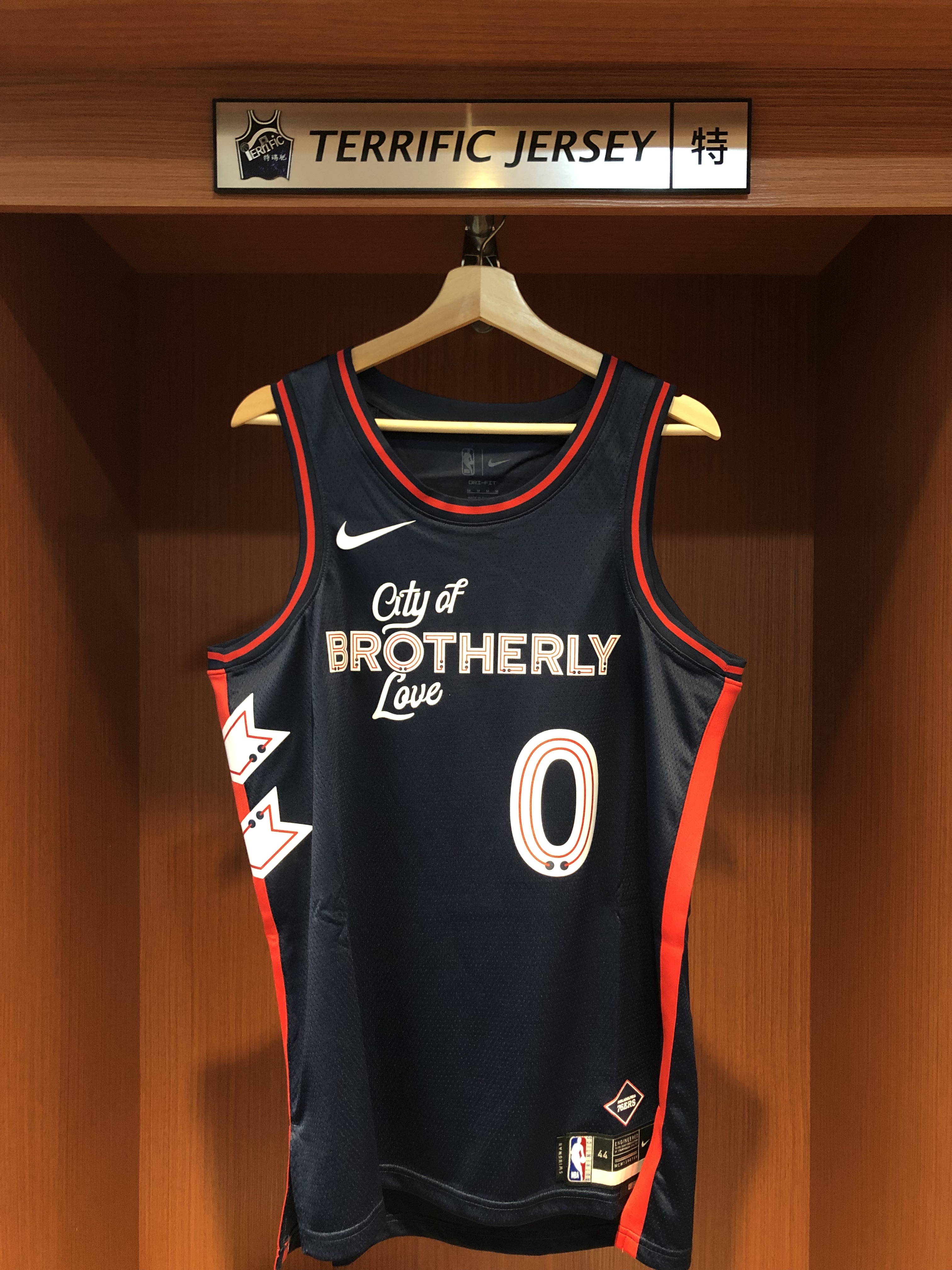 NBA球衣 Tyrese Maxey 費城七六人城市 City Nike Swingman 球迷版 熱轉印 全新