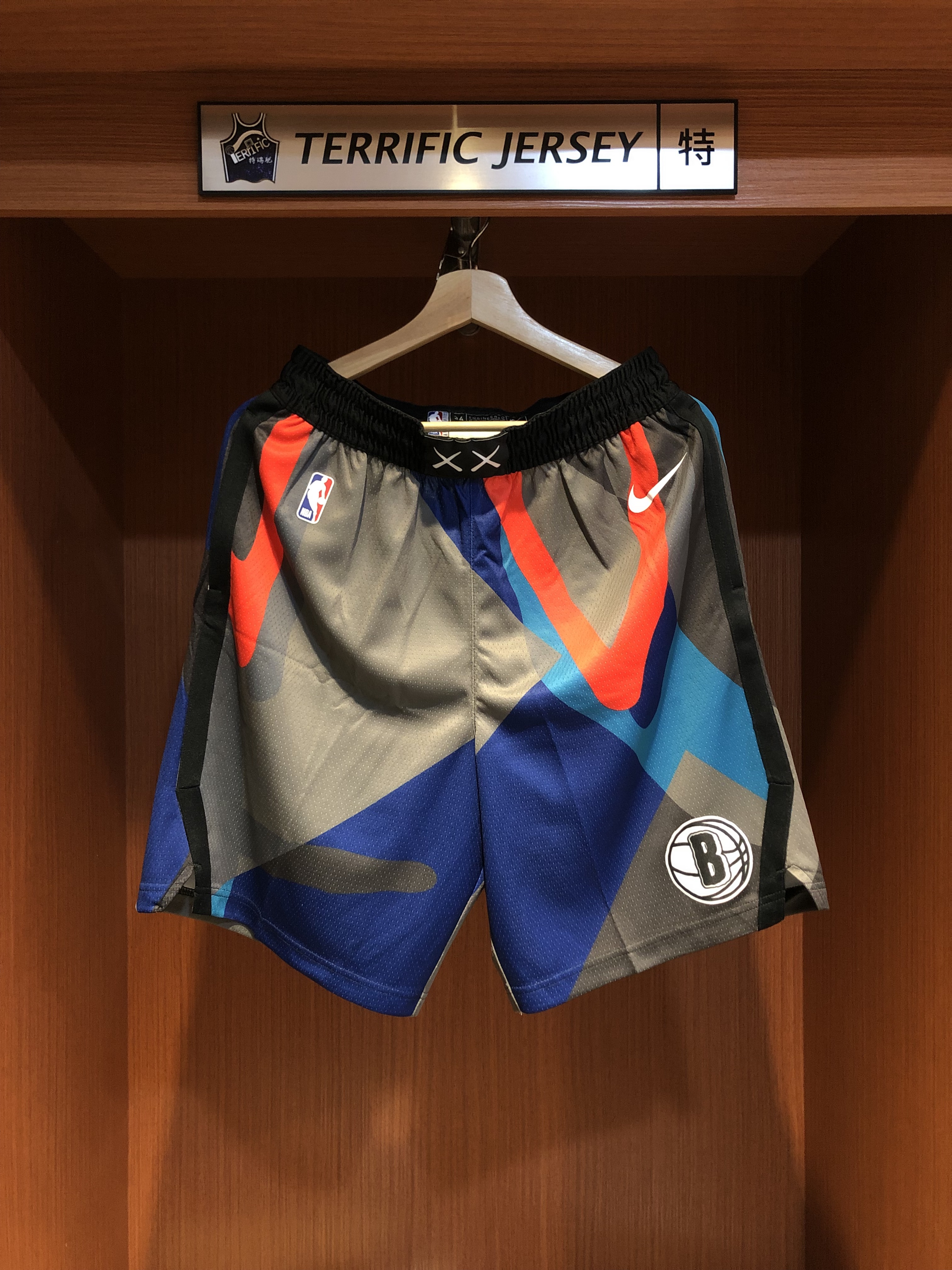 NBA球褲 Brooklyn Nets 布魯克林籃網城市球褲 City Nike Swingman Shorts 球迷版 有口袋 全新