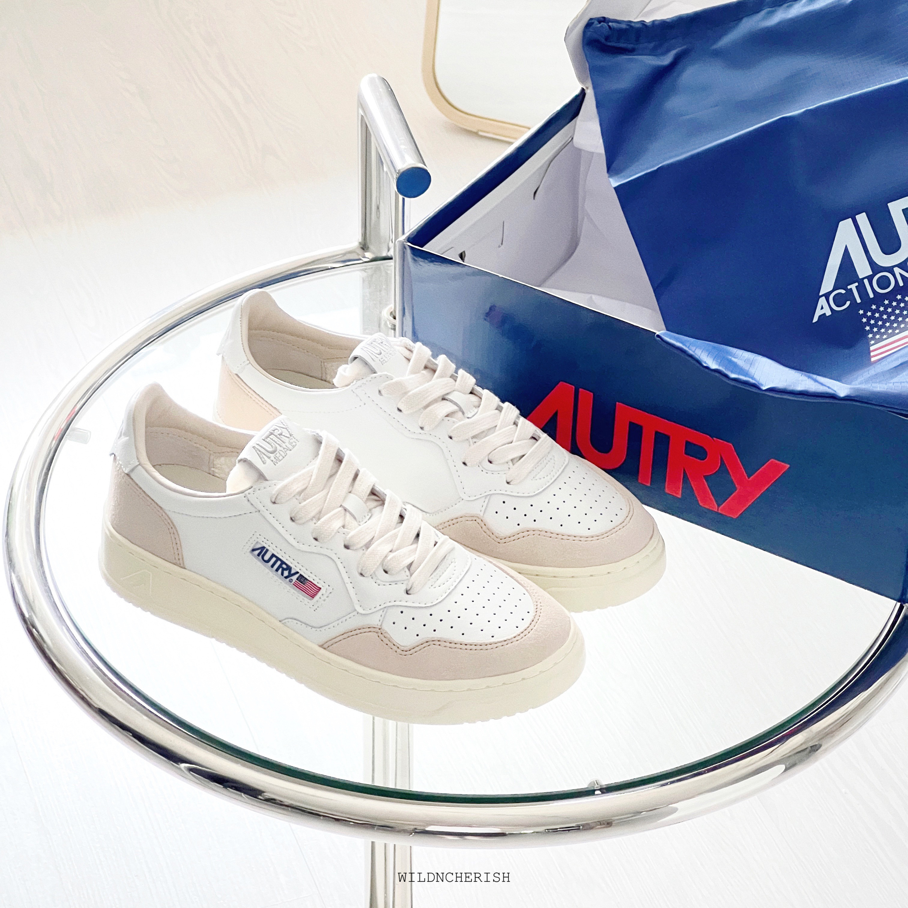 現貨 | Autry Medalist Low Suede Leather 白尾 麂皮 小牛皮