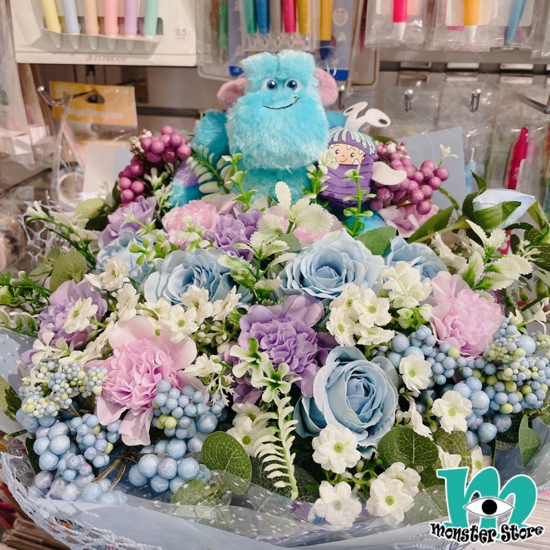 毛毛阿布公仔花束