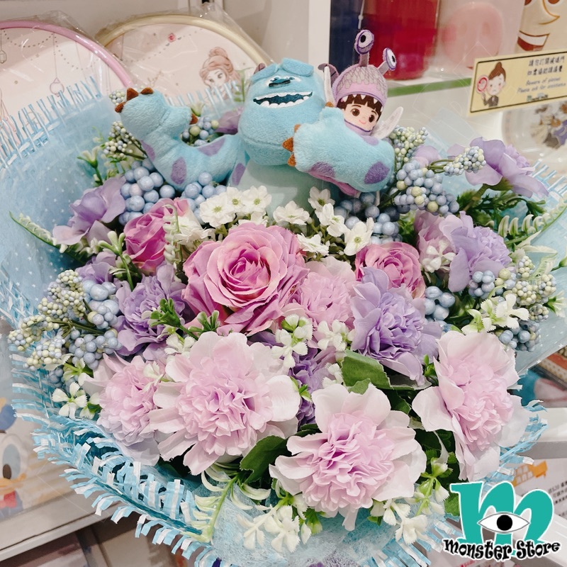 毛毛阿布公仔花束