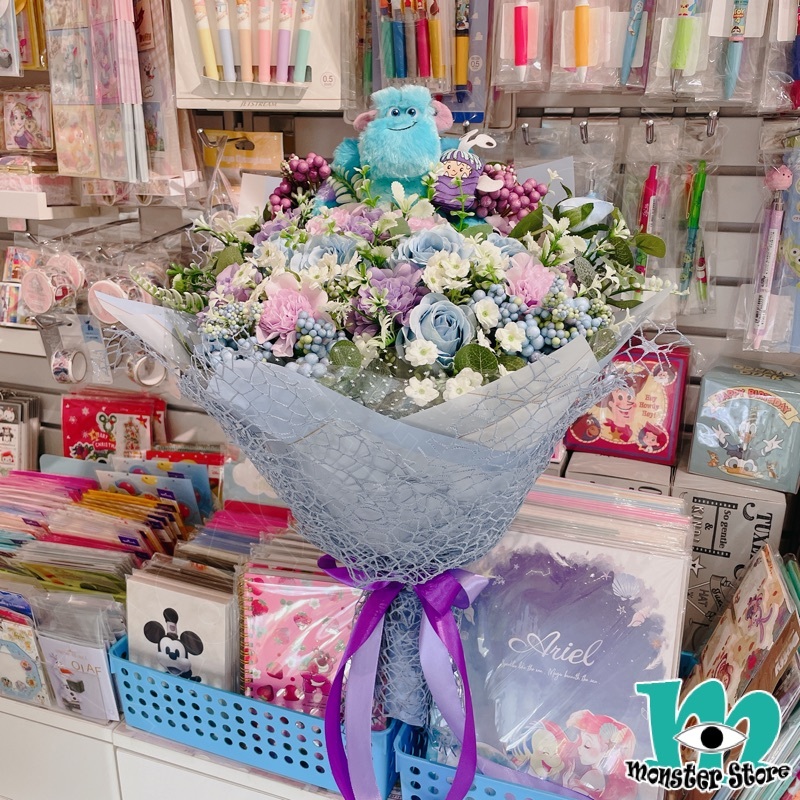 毛毛阿布公仔花束