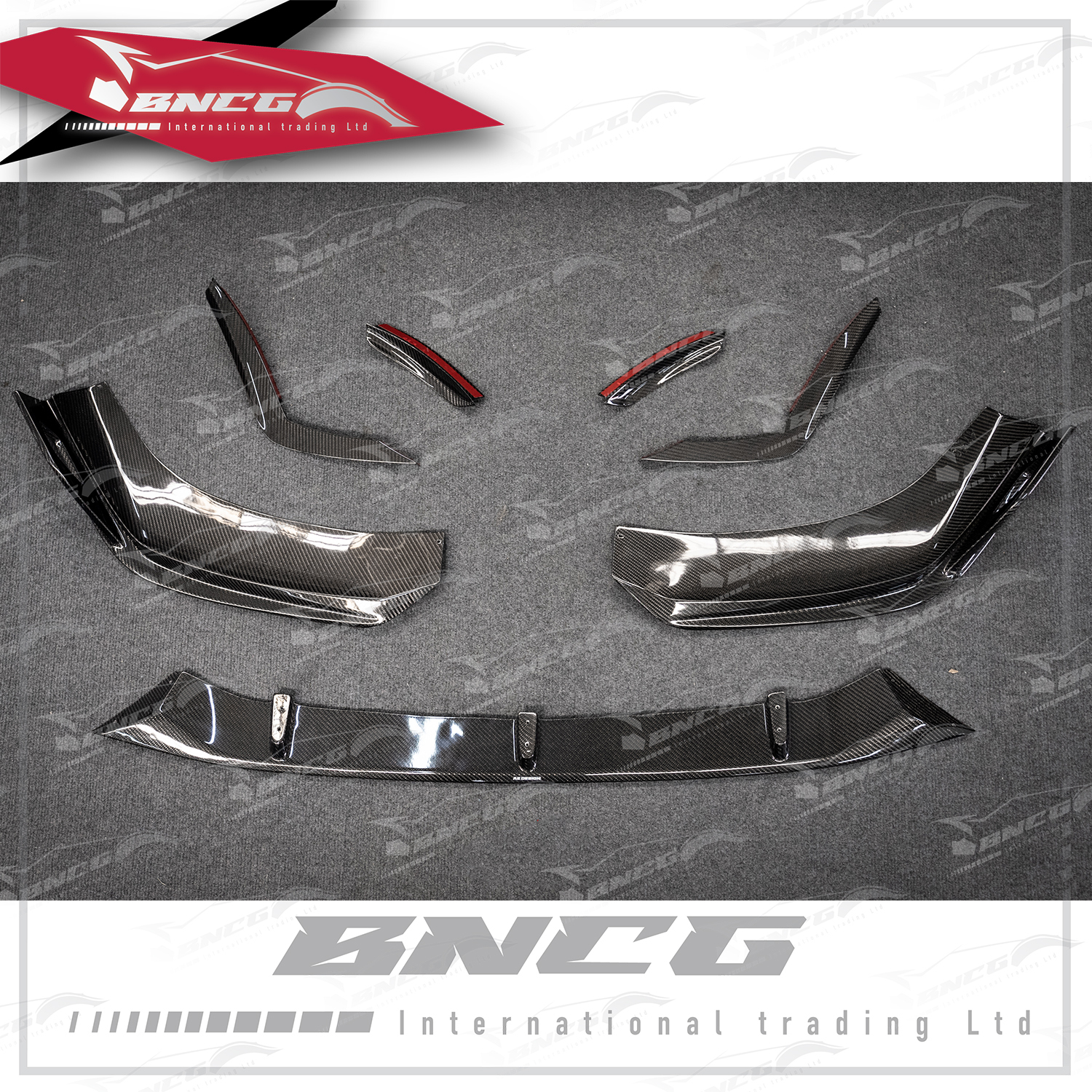 奧迪 Audi A7 S-Line S7 C8 改裝 卡夢 碳纖維 外觀件 空力套件 AE款 前下巴 前風刀