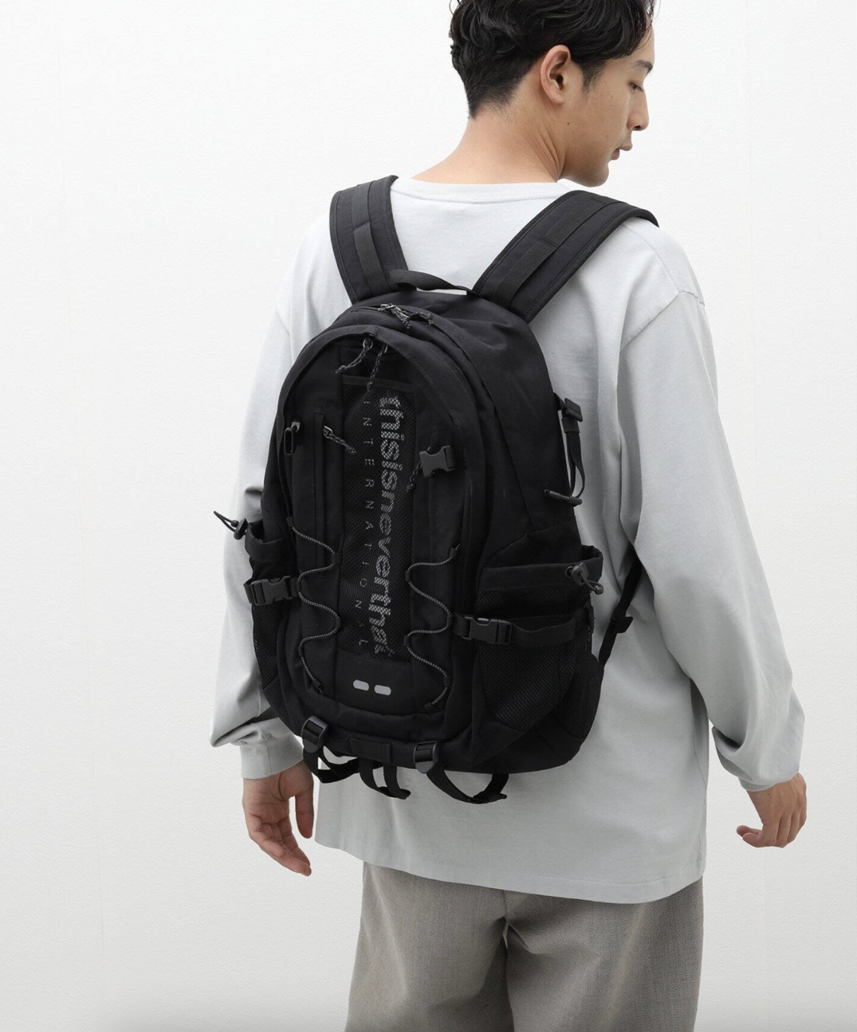 現貨| Thisisneverthat INTL-Logo Backpack 30L 黑色