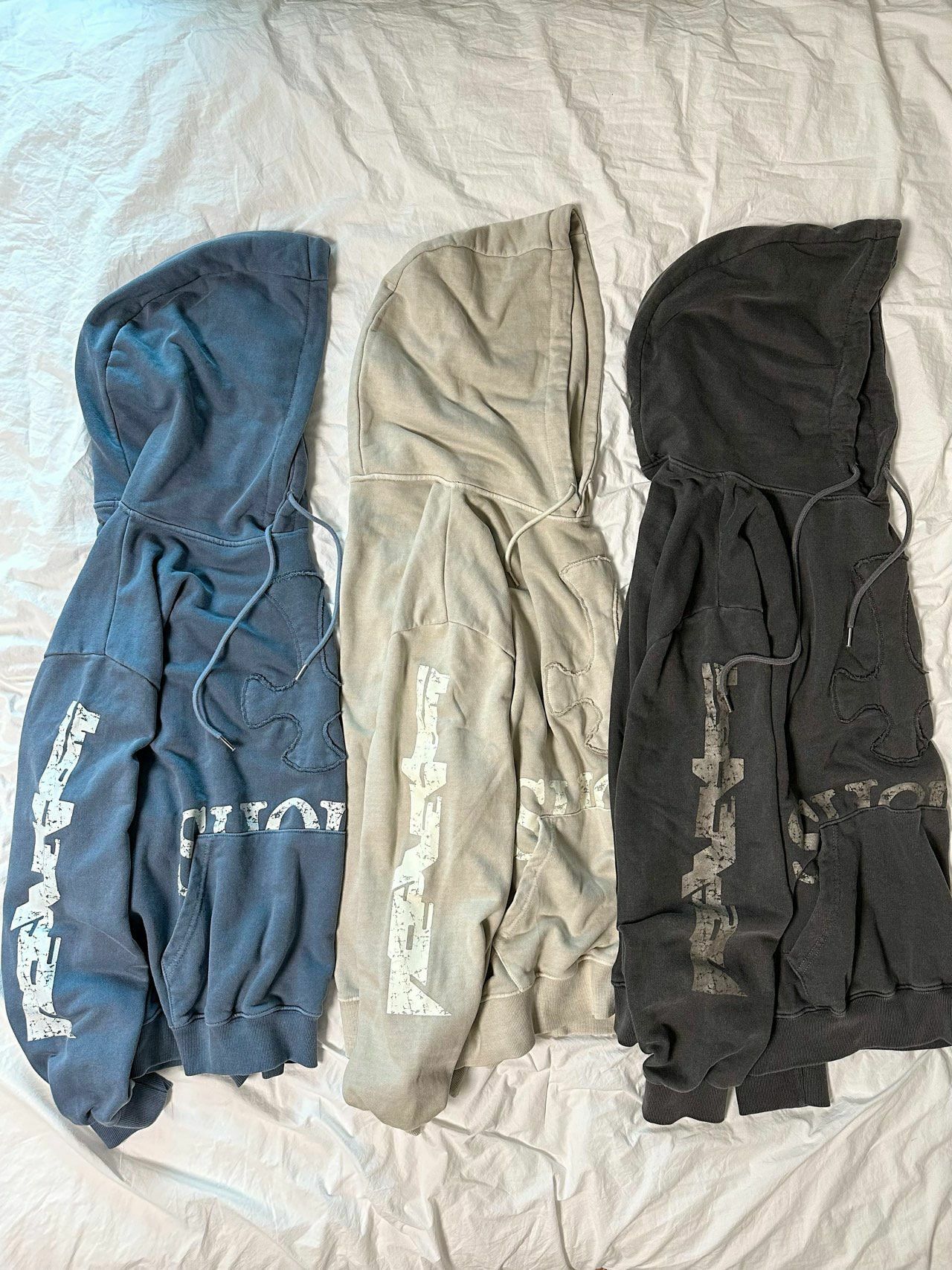 英文字圖案連帽衛衣 T5229