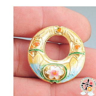 圓滿平安扣景泰藍2.7*1.1cm【十方】141437