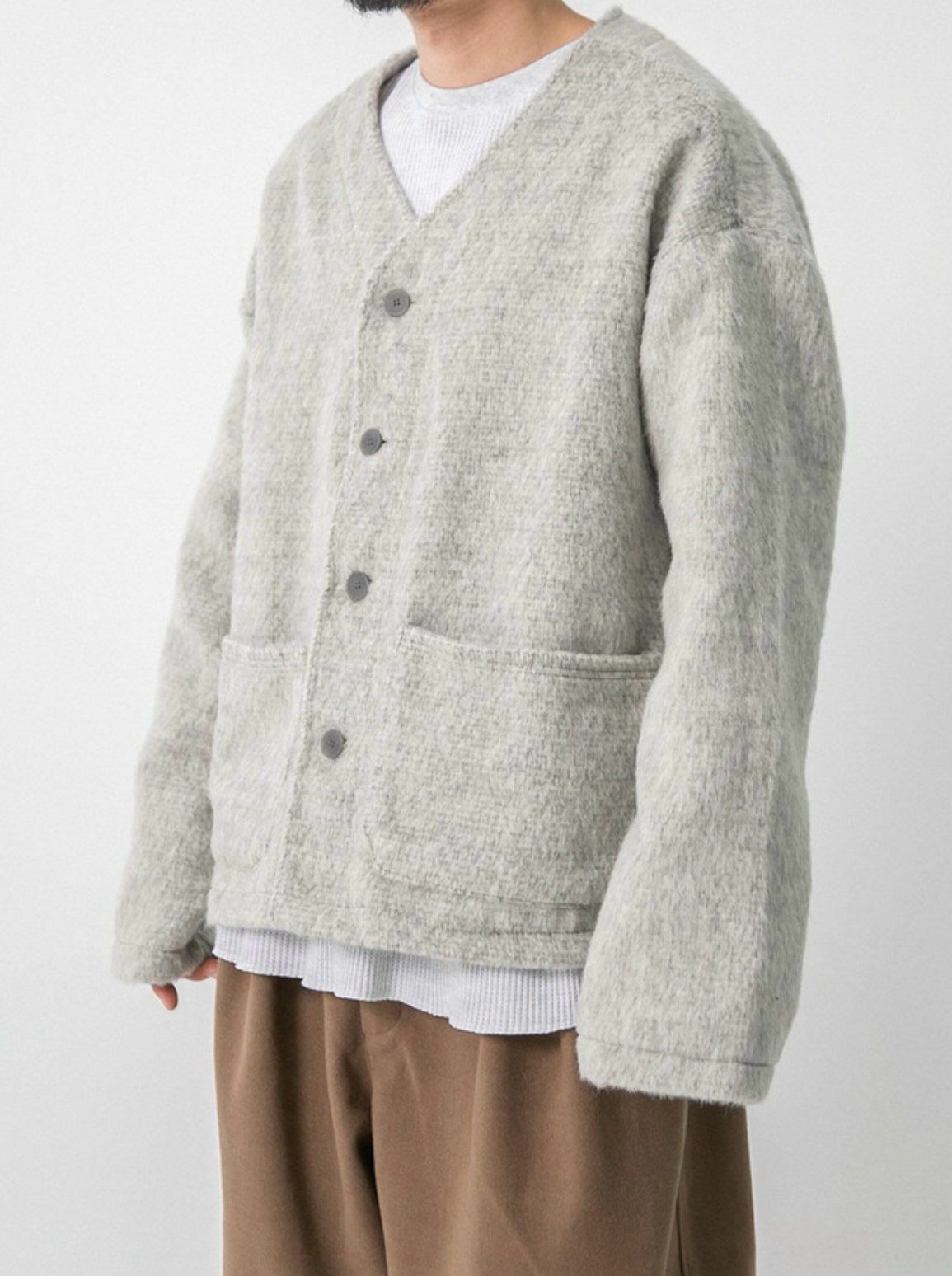 淨色V領開胸外套 JK2265